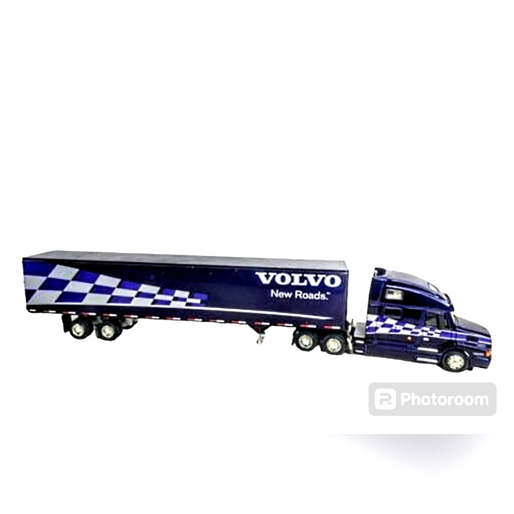 PEM VOLVO VNL 770 New Roads Semi Truck Dry Van Tractor Trailer 1:64 Die Cast